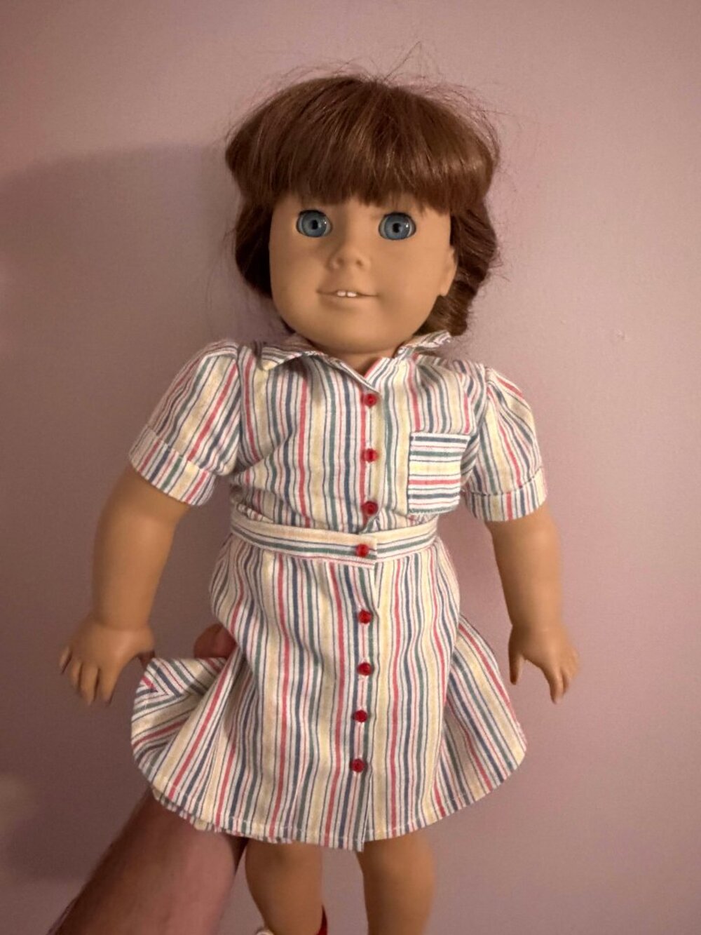 American Girl Doll Molly McIntire 18" + Retired Limited Edition Tennis Dress